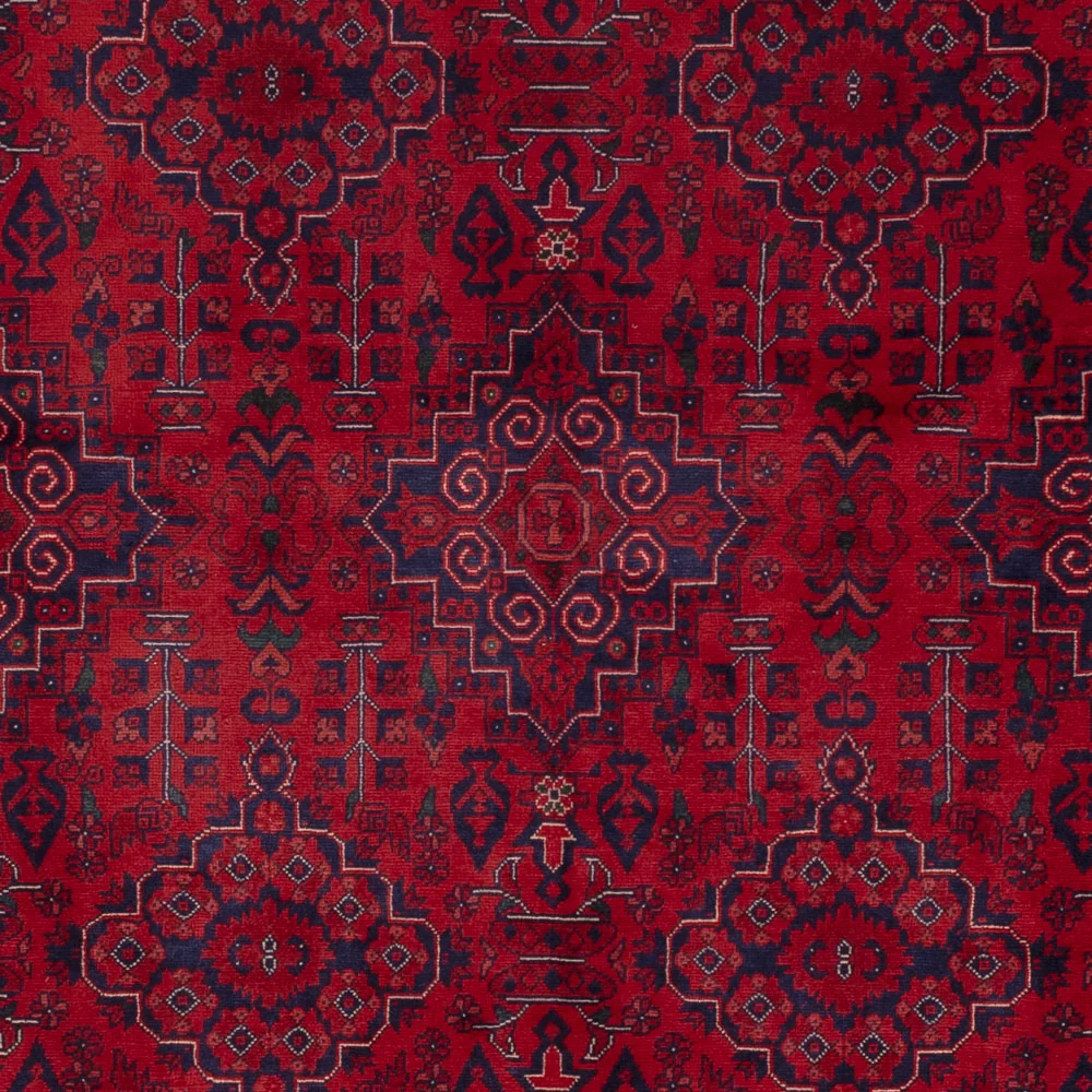 Afghansk teppe - Royal - 236 x 170 cm - rød