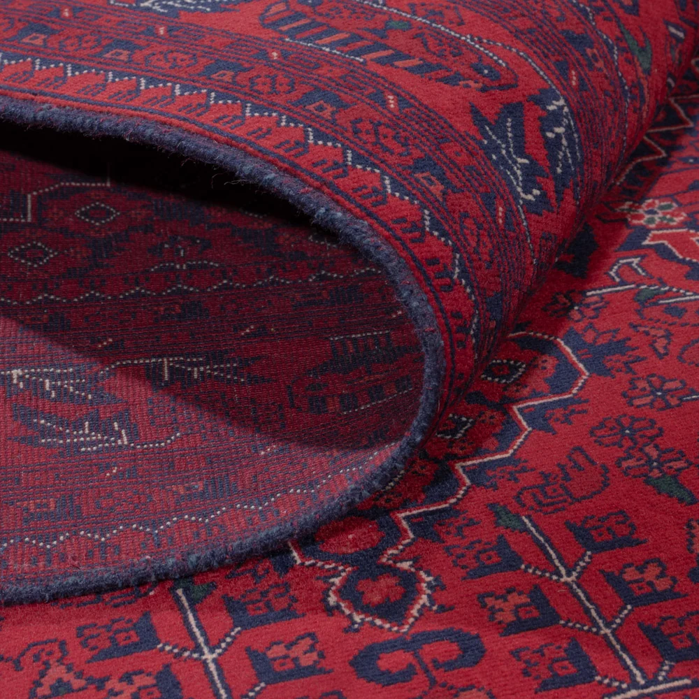 Afghansk teppe - Royal - 236 x 170 cm - rød