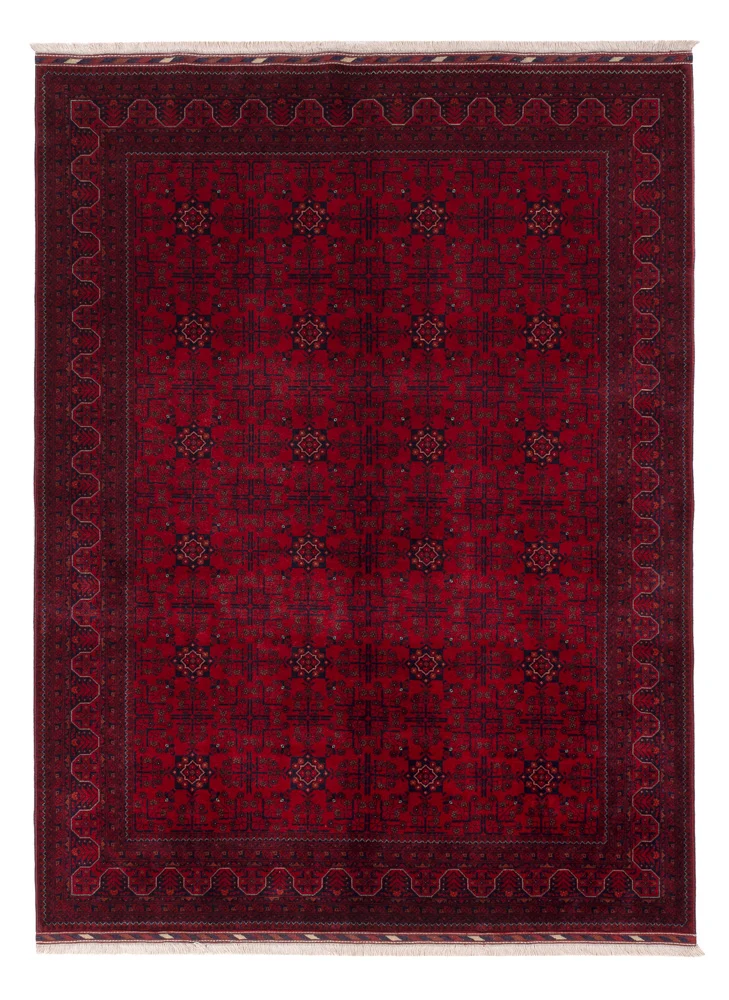 Afghansk teppe - Royal - 236 x 174 cm - rød