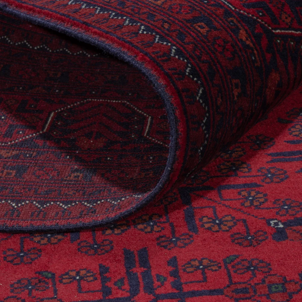 Afghansk teppe - Royal - 236 x 174 cm - rød