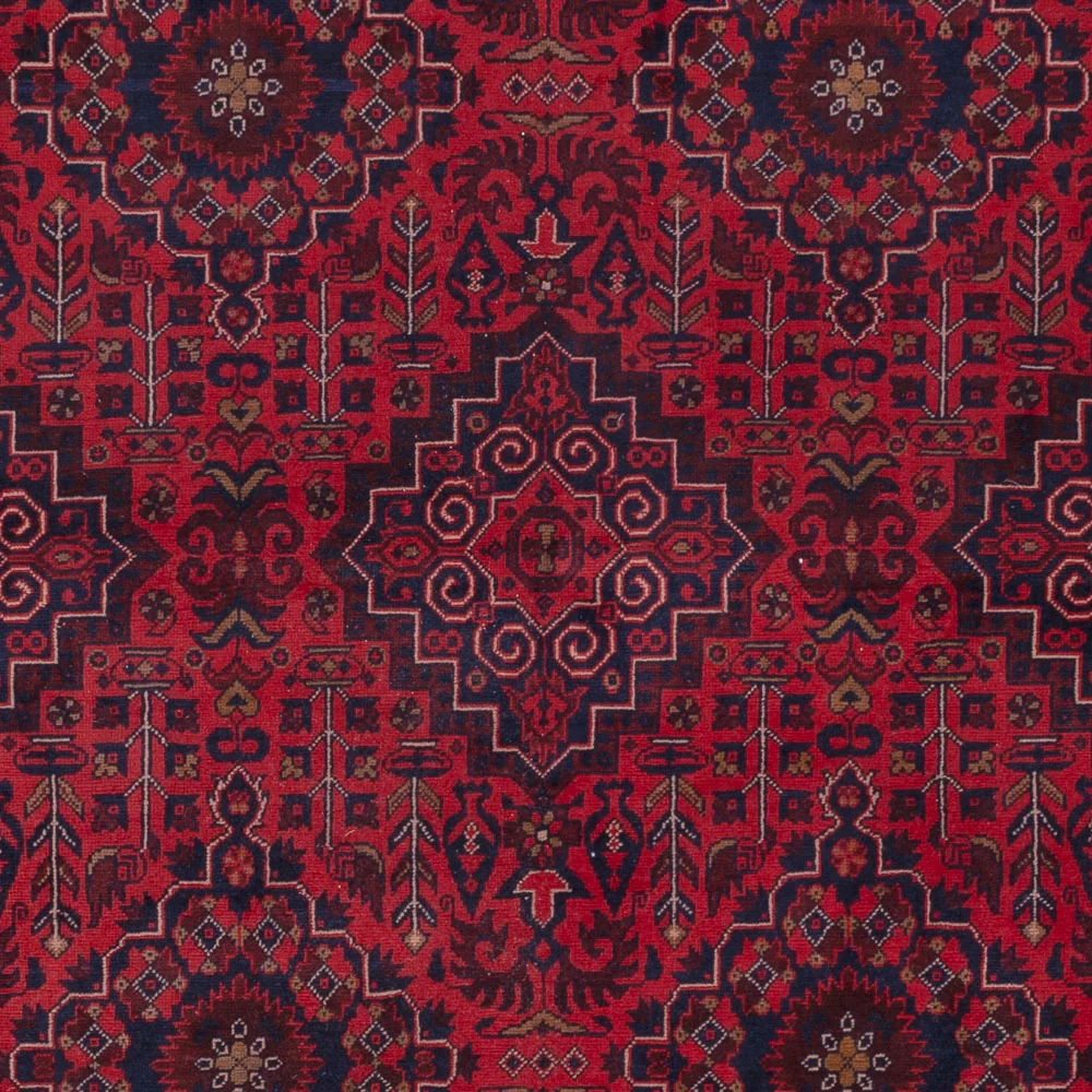 Afghansk teppe - Royal - 240 x 169 cm - rød