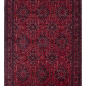 Afghansk teppe - Royal - 240 x 169 cm - rød