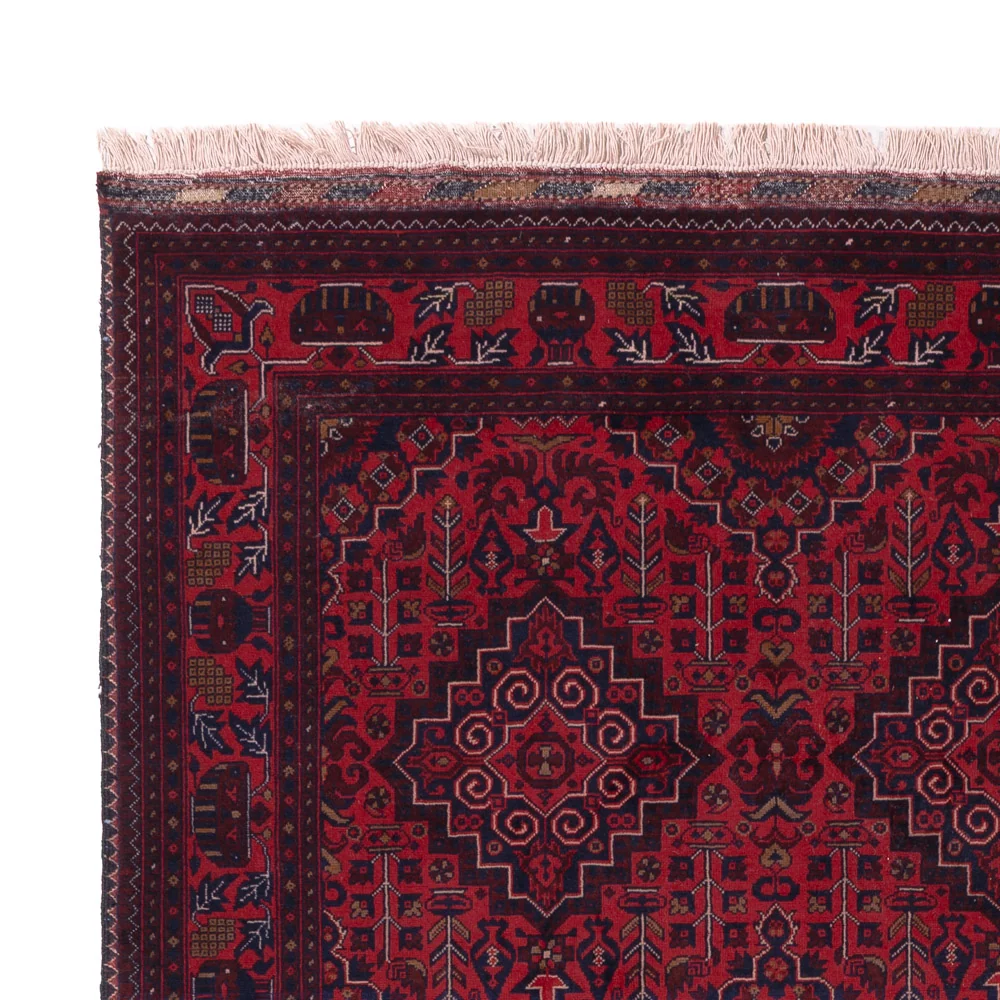 Afghansk teppe - Royal - 240 x 169 cm - rød