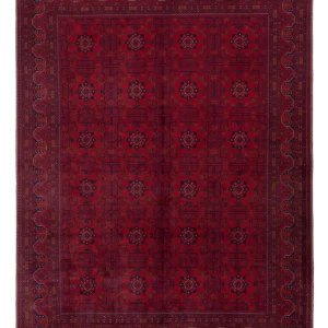 Afghansk teppe - Royal - 240 x 171 cm - rød