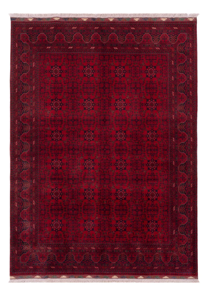 Afghansk teppe - Royal - 240 x 173 cm - rød