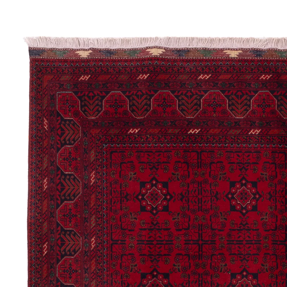 Afghansk teppe - Royal - 240 x 173 cm - rød