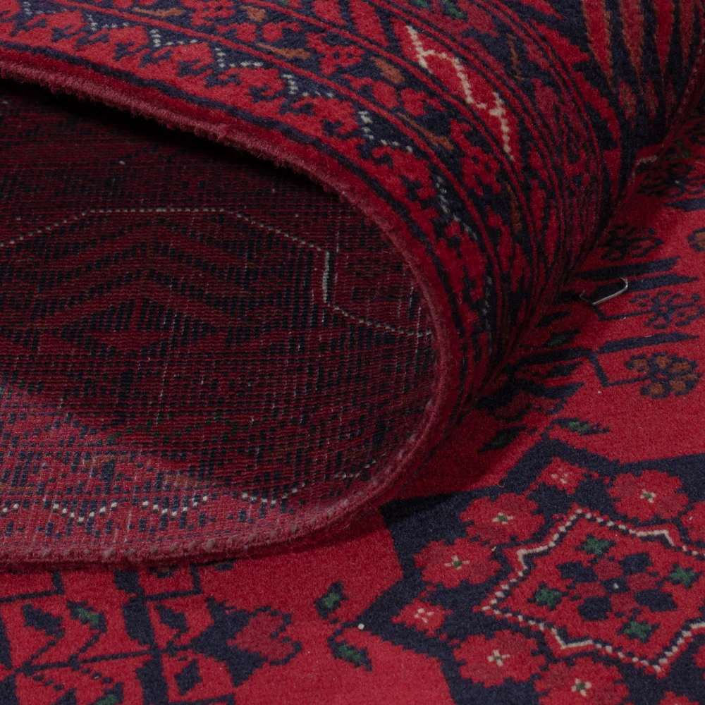 Afghansk teppe - Royal - 240 x 173 cm - rød