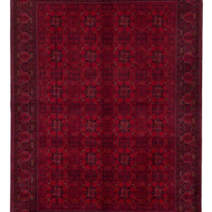 Afghansk teppe - Royal - 241 x 170 cm - rød