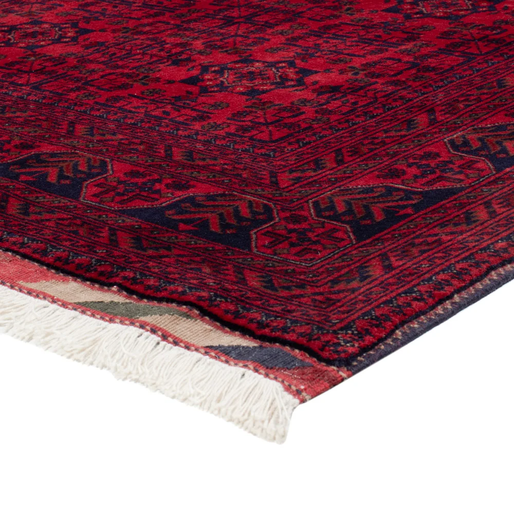 Afghansk teppe - Royal - 241 x 173 cm - rød