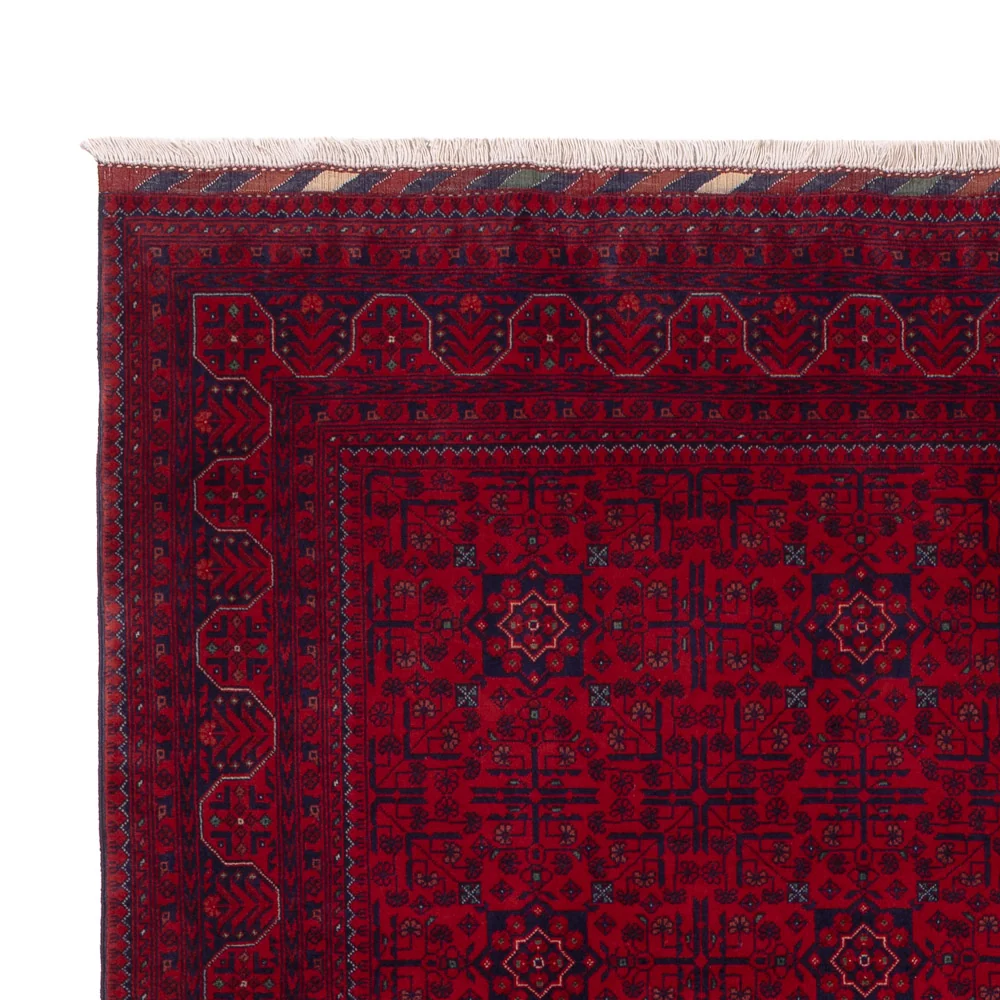 Afghansk teppe - Royal - 242 x 172 cm - rød
