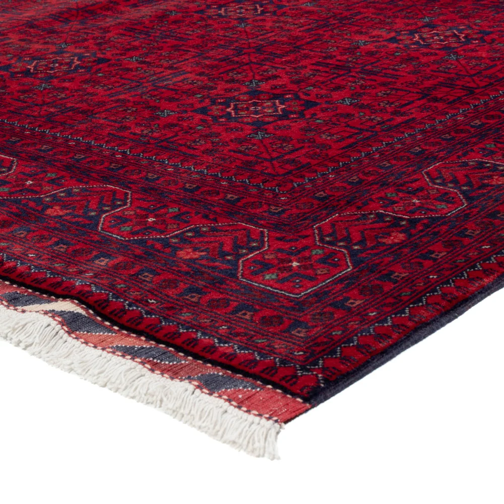 Afghansk teppe - Royal - 242 x 172 cm - rød