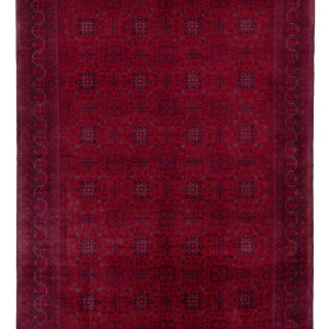 Afghansk teppe - Royal - 242 x 172 cm - rød