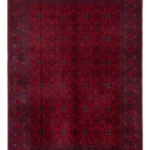 Afghansk teppe - Royal - 242 x 172 cm - rød
