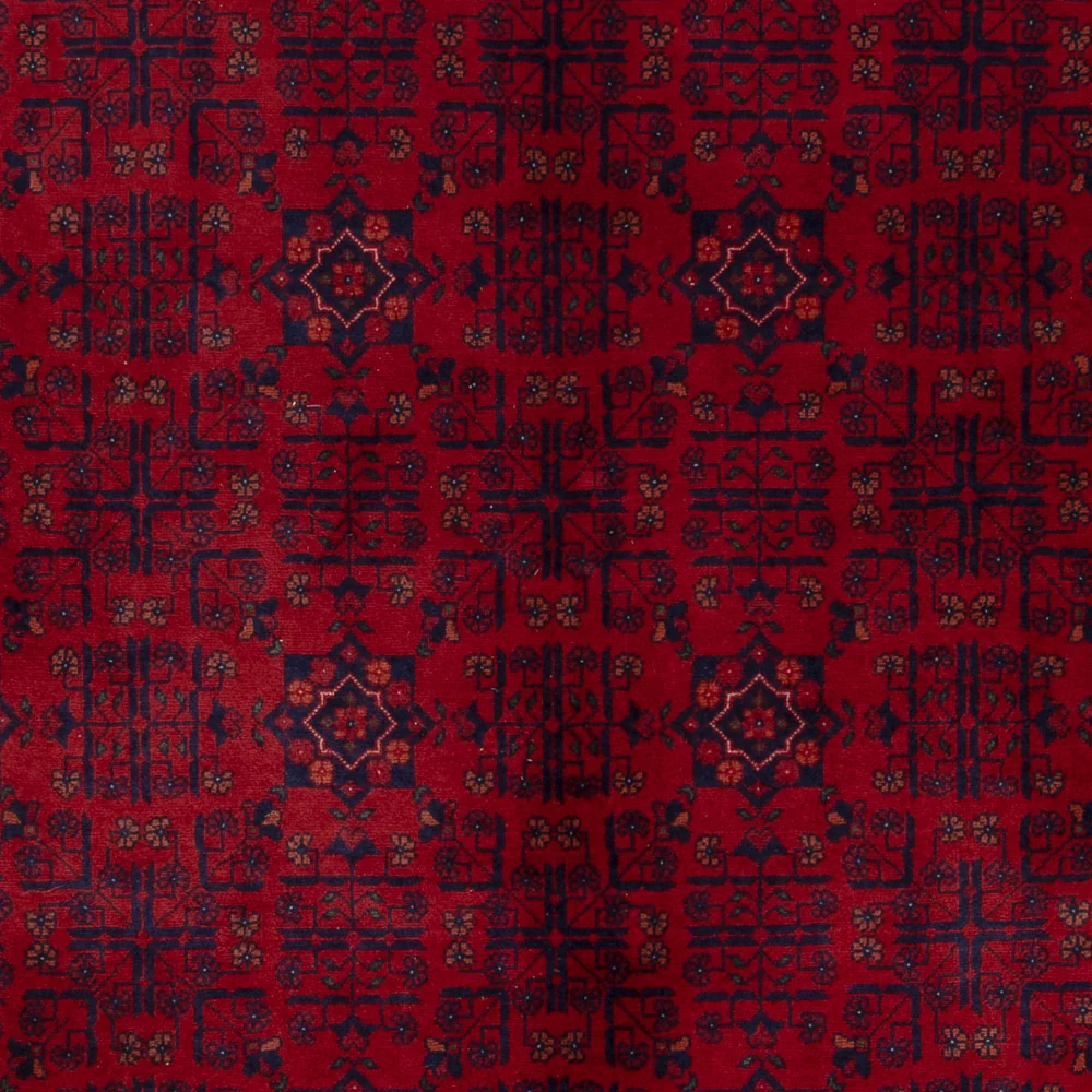 Afghansk teppe - Royal - 242 x 172 cm - rød