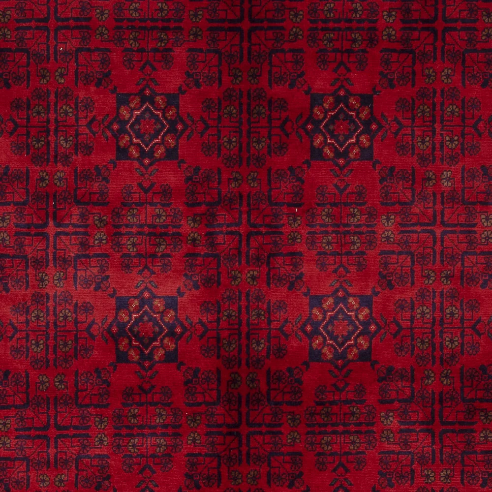 Afghansk teppe - Royal - 242 x 173 cm - rød