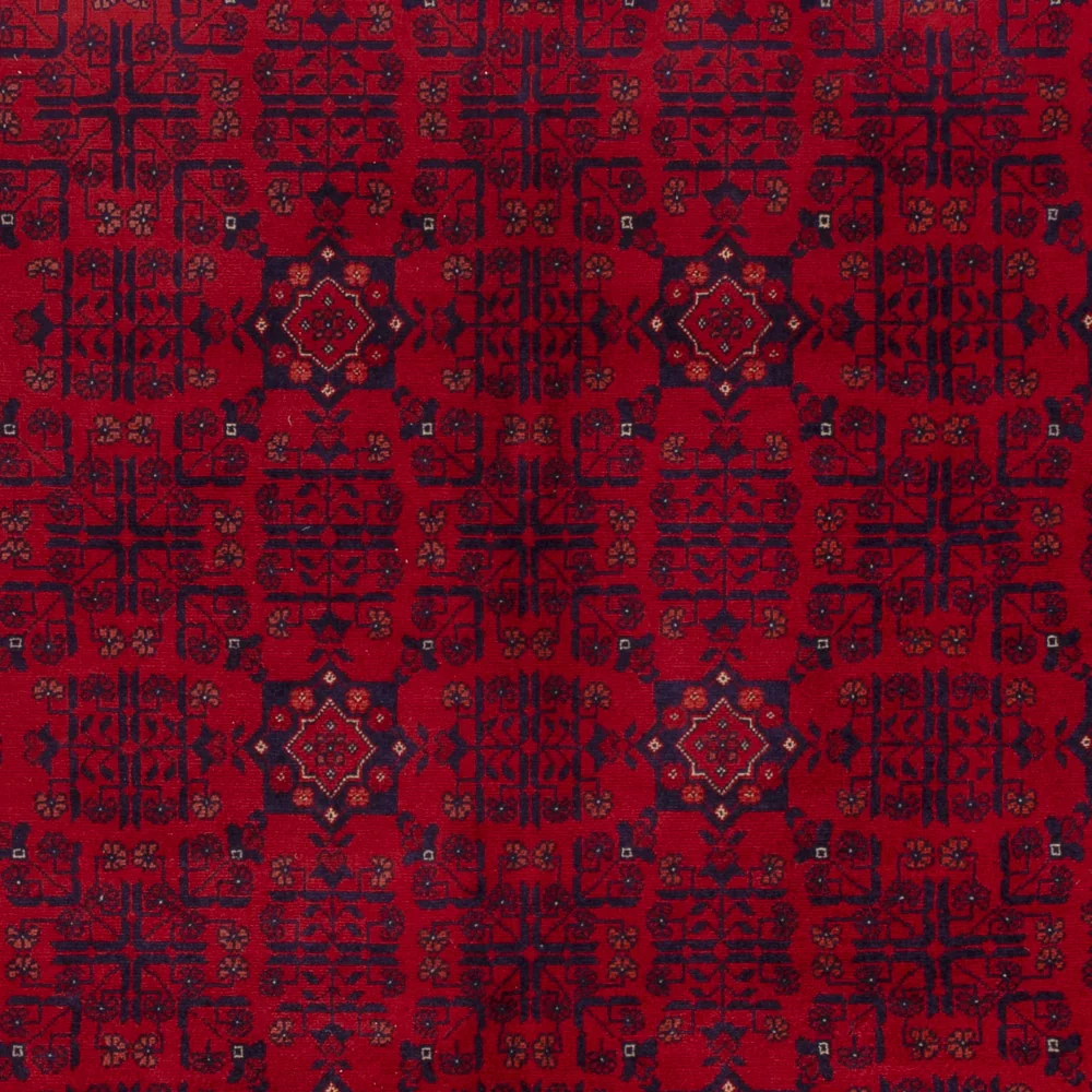 Afghansk teppe - Royal - 242 x 181 cm - rød