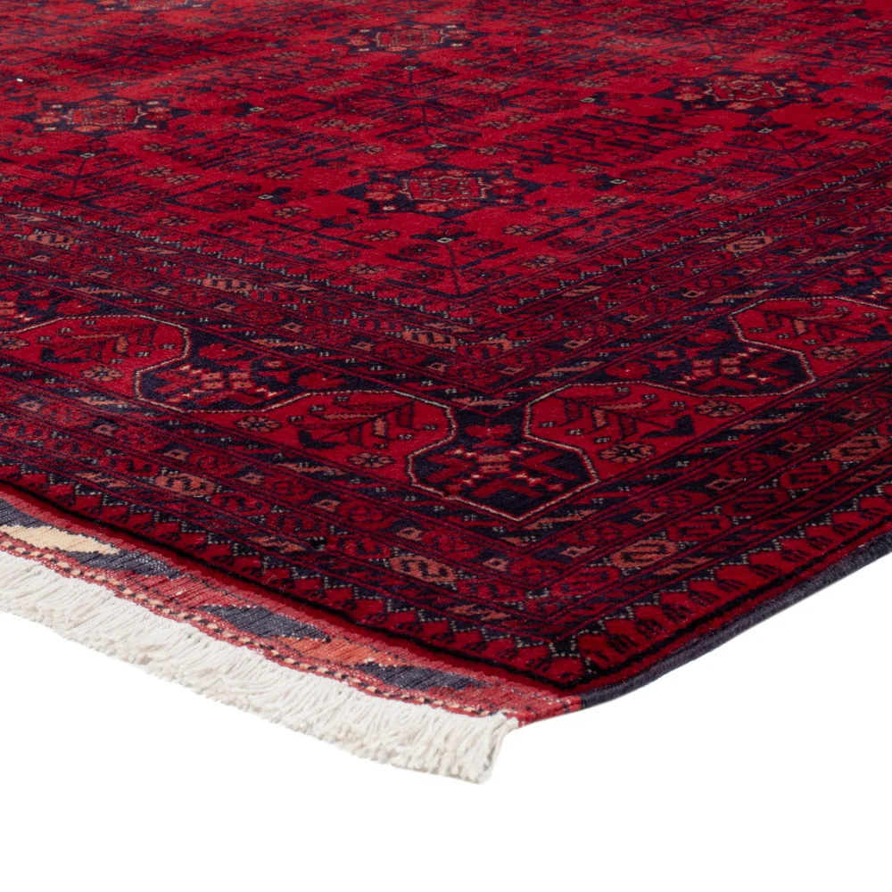 Afghansk teppe - Royal - 242 x 181 cm - rød