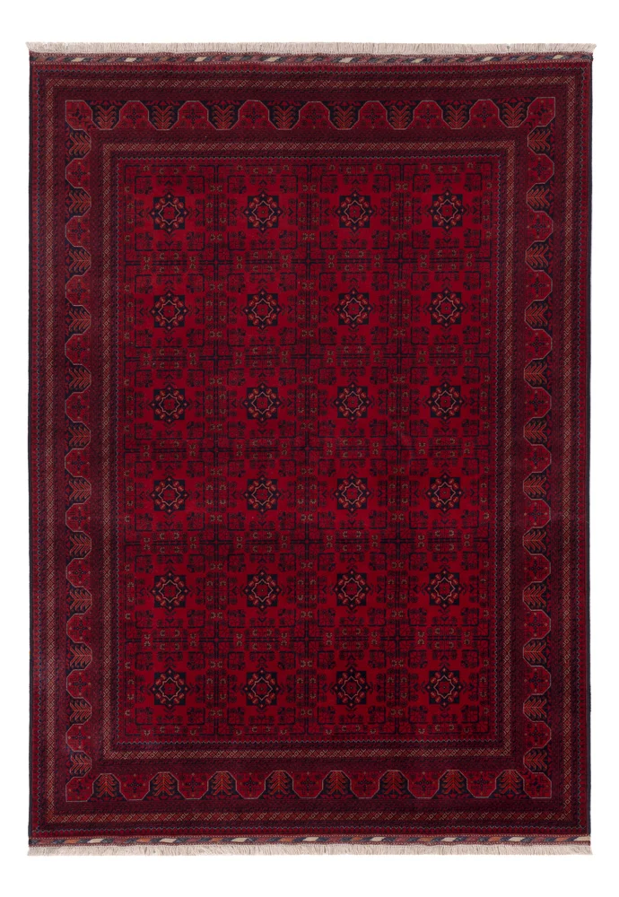 Afghansk teppe - Royal - 243 x 172 cm - rød