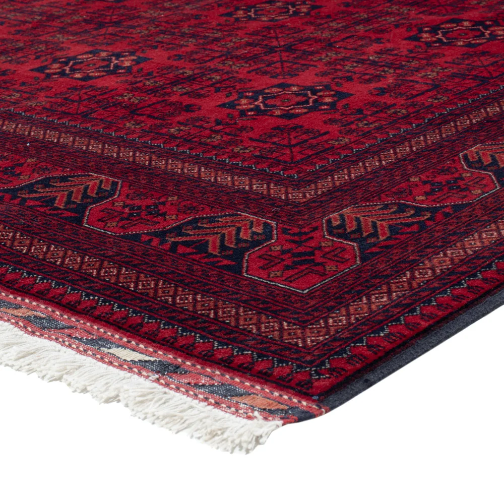 Afghansk teppe - Royal - 243 x 172 cm - rød