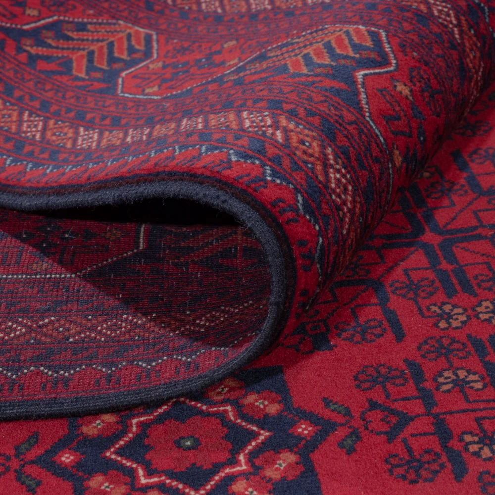 Afghansk teppe - Royal - 243 x 172 cm - rød
