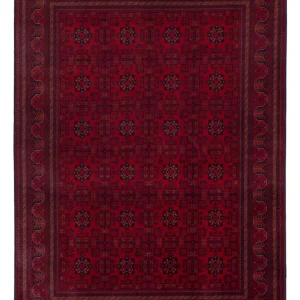 Afghansk teppe - Royal - 243 x 172 cm - rød