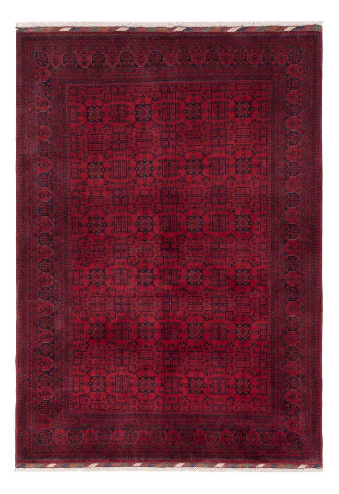 Afghansk teppe - Royal - 243 x 172 cm - rød