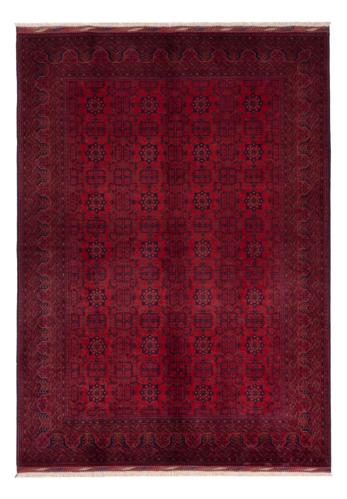 Afghansk teppe - Royal - 244 x 172 cm - rød