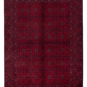 Afghansk teppe - Royal - 248 x 170 cm - rød