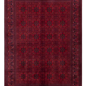 Afghansk teppe - Royal - 250 x 175 cm - rød