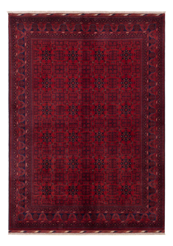 Afghansk teppe - Royal - 250 x 175 cm - rød