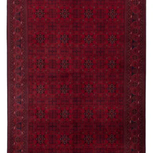Afghansk teppe - Royal - 257 x 176 cm - rød
