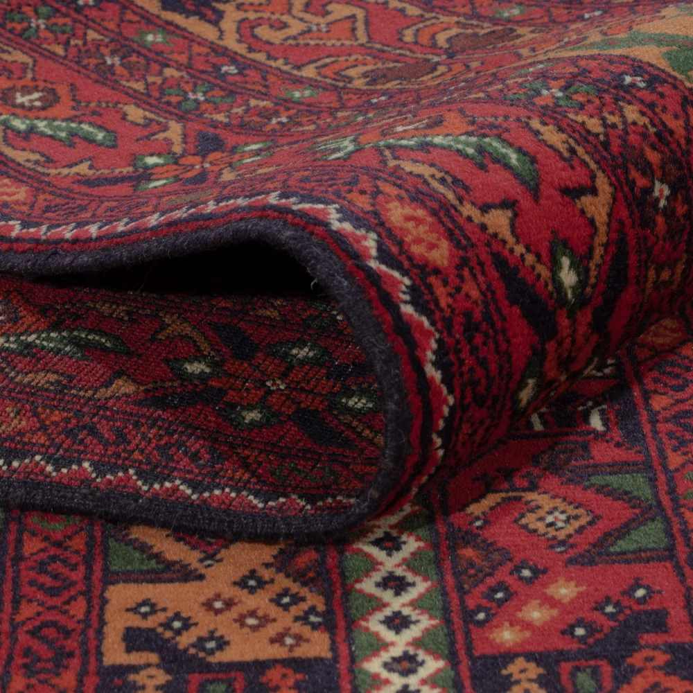 Afghansk teppe - Royal - 283 x 193 cm - mørk rød