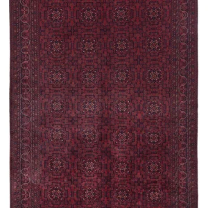 Afghansk teppe - Royal - 283 x 196 cm - mørk rød
