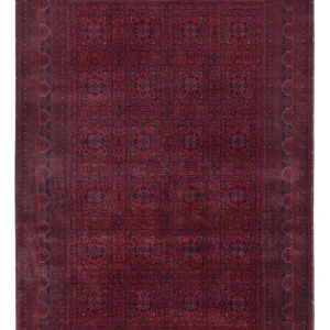 Afghansk teppe - Royal - 286 x 202 cm - mørk rød