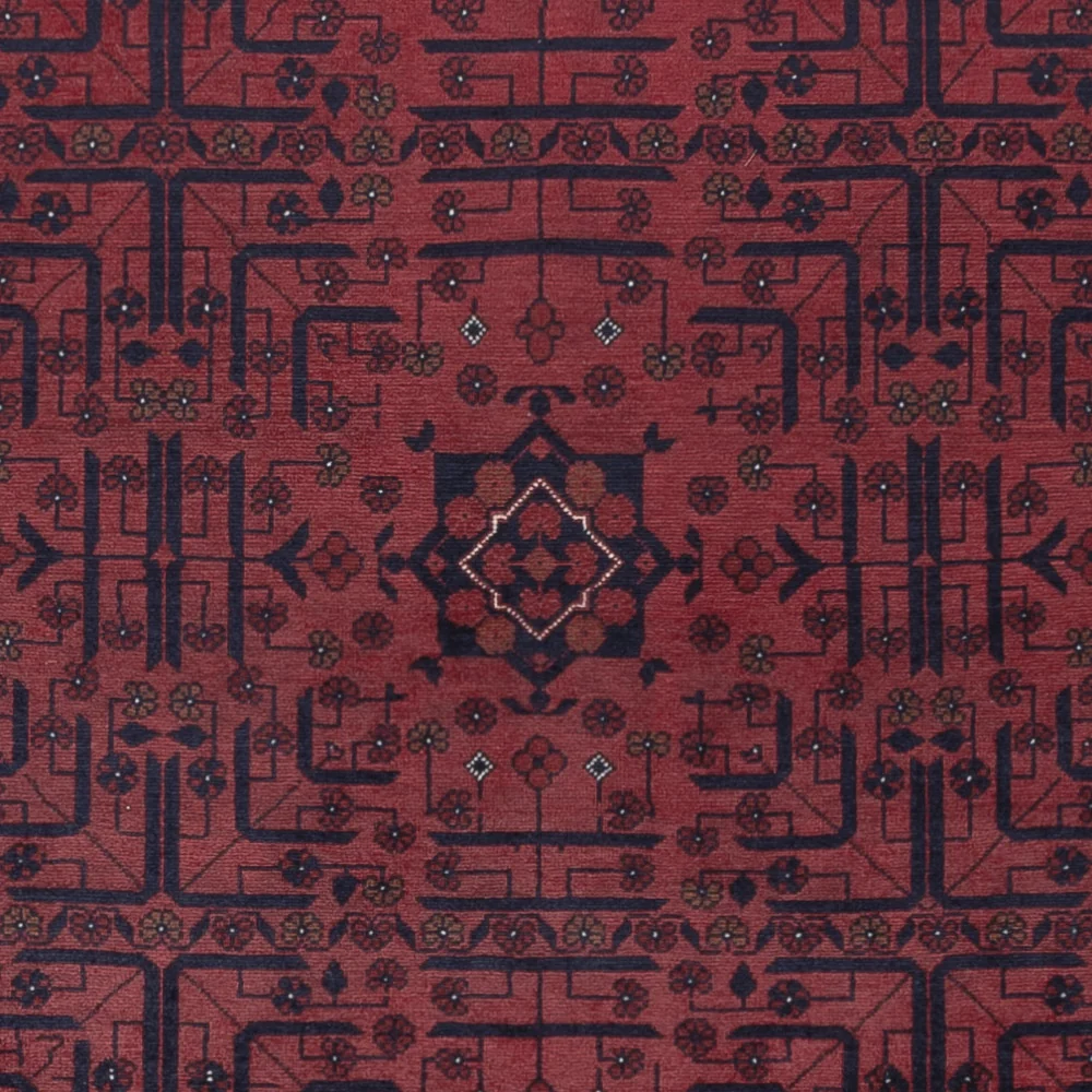 Afghansk teppe - Royal - 288 x 198 cm - mørk rød
