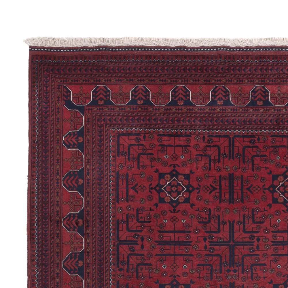 Afghansk teppe - Royal - 288 x 198 cm - mørk rød