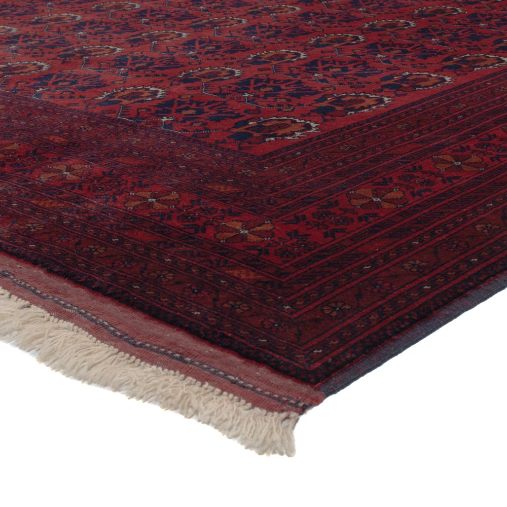 Afghansk teppe - Royal - 288 x 200 cm - mørk rød