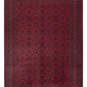 Afghansk teppe - Royal - 288 x 202 cm - mørk rød