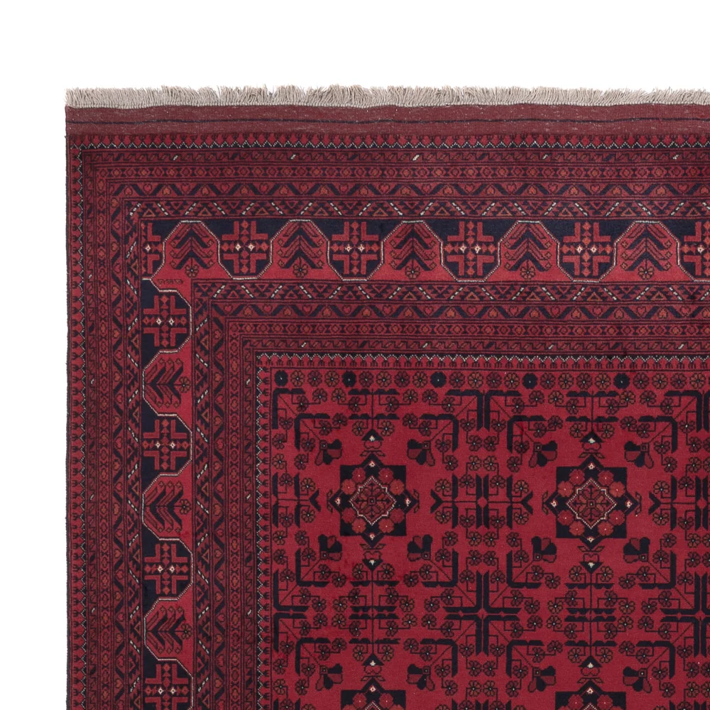 Afghansk teppe - Royal - 288 x 202 cm - mørk rød
