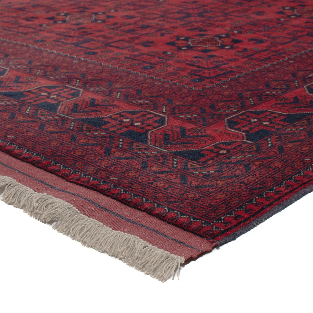 Afghansk teppe - Royal - 288 x 202 cm - mørk rød