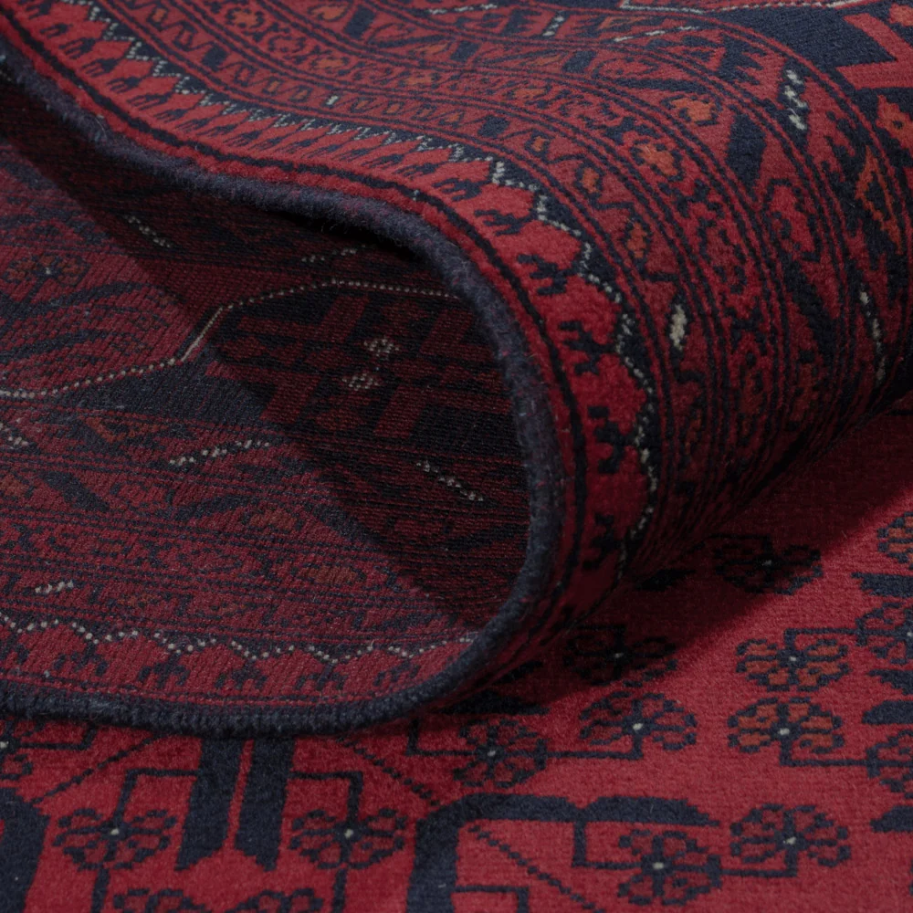 Afghansk teppe - Royal - 288 x 202 cm - mørk rød
