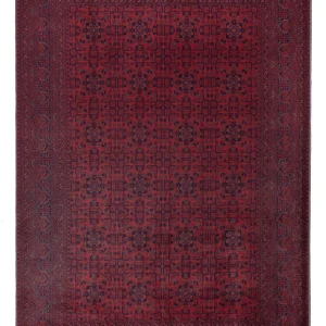 Afghansk teppe - Royal - 290 x 201 cm - mørk rød