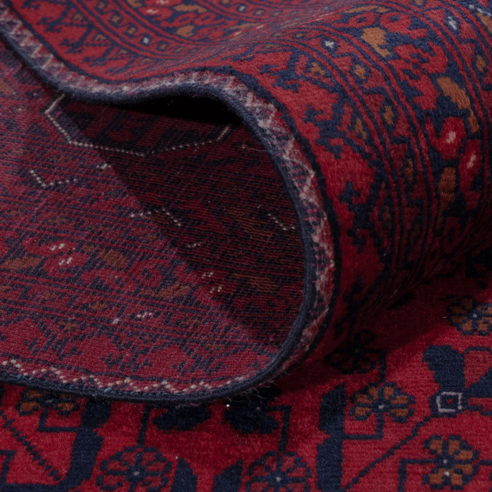 Afghansk teppe - Royal - 290 x 201 cm - mørk rød