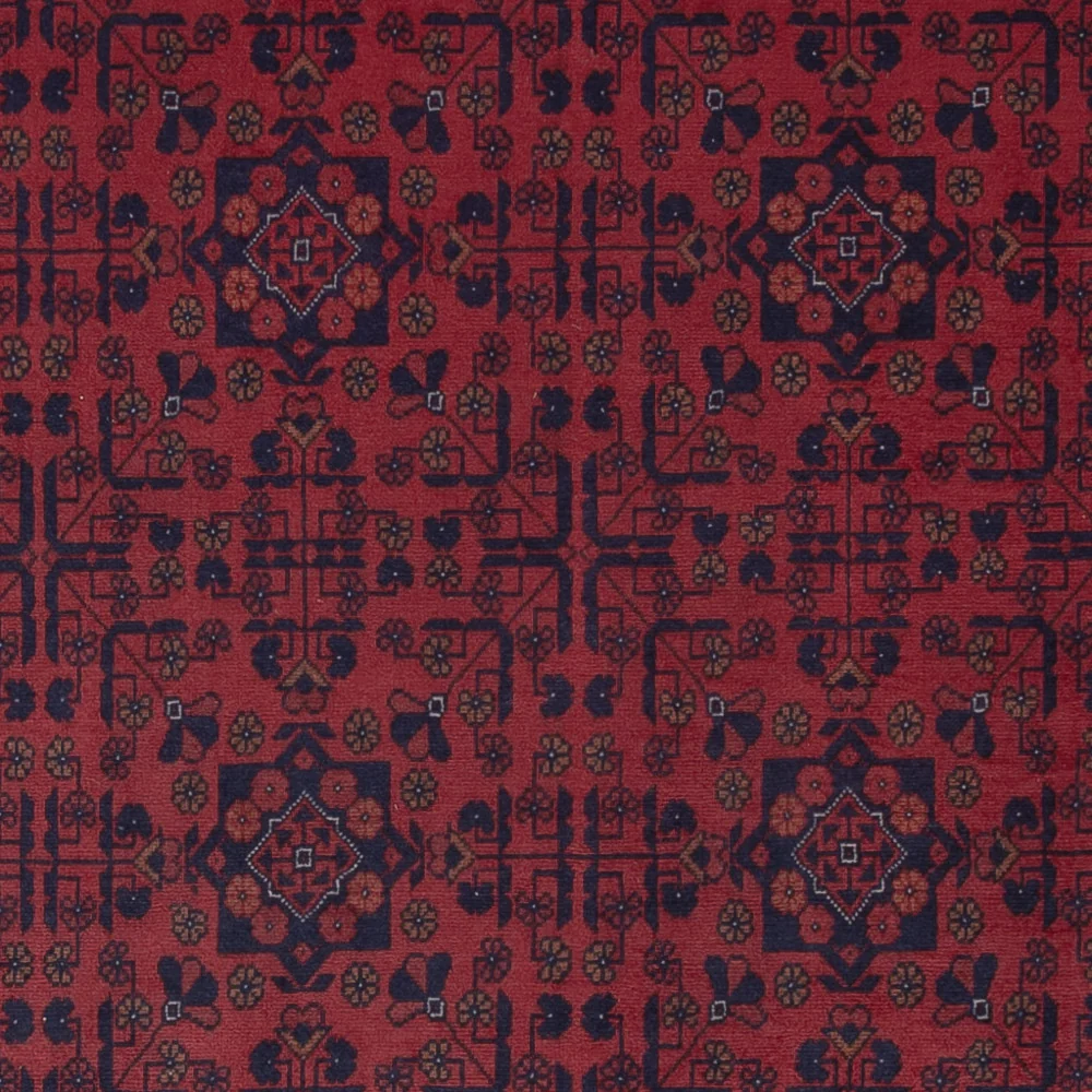 Afghansk teppe - Royal - 290 x 201 cm - mørk rød