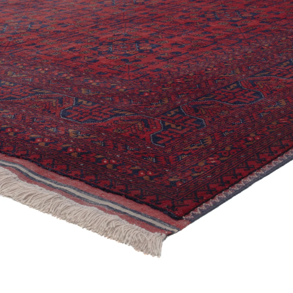 Afghansk teppe - Royal - 290 x 201 cm - mørk rød