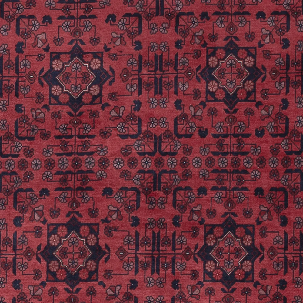Afghansk teppe - Royal - 292 x 199 cm - mørk rød