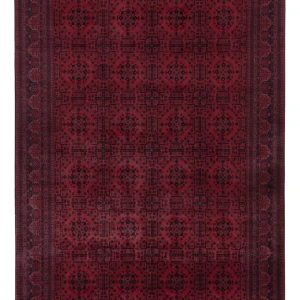 Afghansk teppe - Royal - 293 x 202 cm - mørk rød