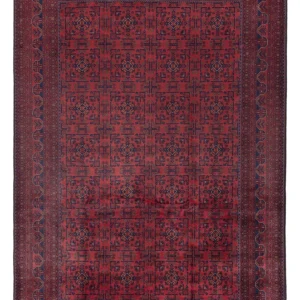 Afghansk teppe - Royal - 294 x 197 cm - mørk rød