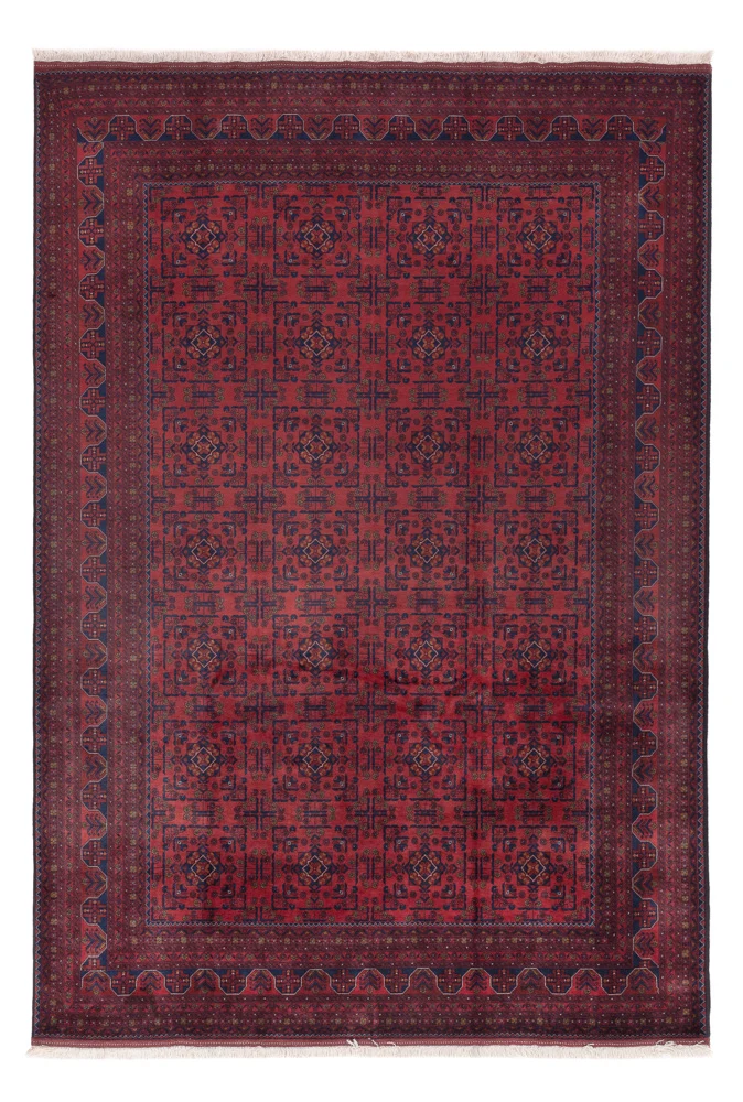 Afghansk teppe - Royal - 294 x 197 cm - mørk rød