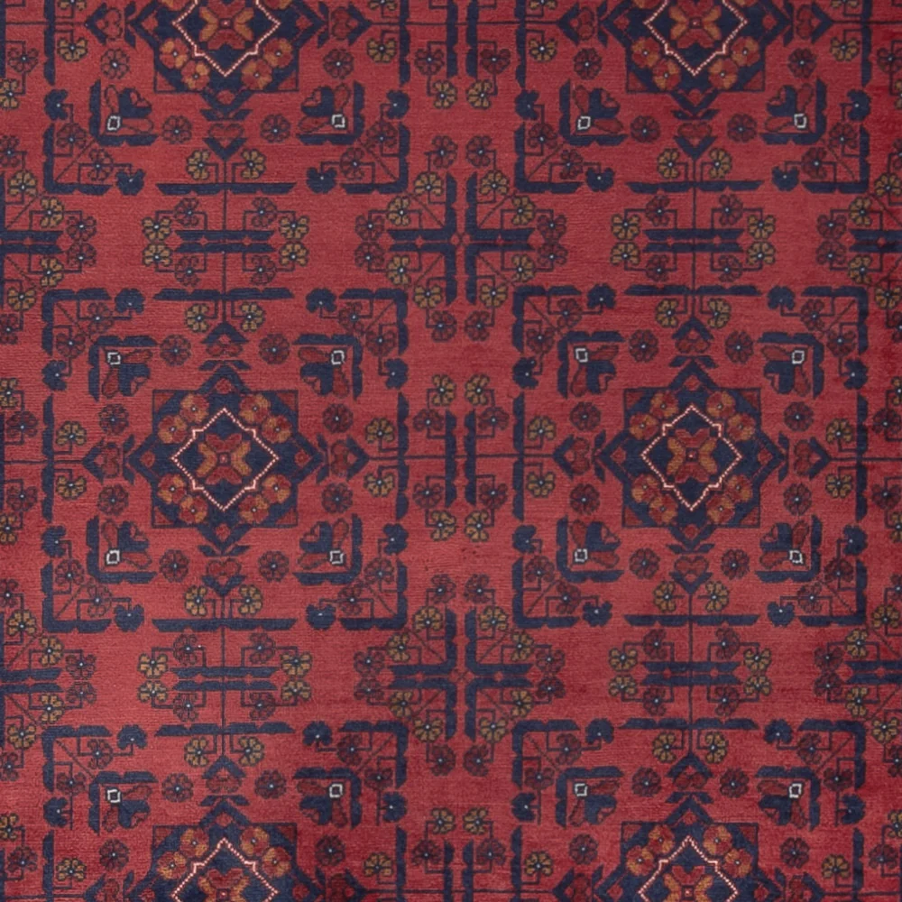 Afghansk teppe - Royal - 294 x 197 cm - mørk rød